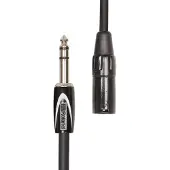 Roland 1/4" TRS - XLR interconnect kabel 10ft / 3m