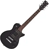 Gear4Music 3/4 New Jersey elektrisk guitar fra sort