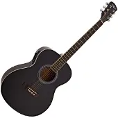 Gear4Music Student Elektroakustisk Guitar fra Sort