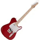 Gear4Music Knoxville elguitar fra rød
