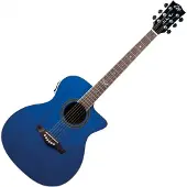 Eko guitars EKO NXT A100CE Electro Acoustic See Through Blue