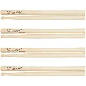 Los Cabos 3A Maple Wood Tip Drumsticks 4 Pair Pack
