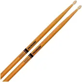 Promark Rebound 7A ActiveGrip Clear Hickory Drumsticks Wood Tip