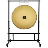 Gear4Music Life 28 Inch Steel Gong with Carry Bag & Adjustable Stand