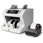 Safescan TP-230 - Etiketprinter - termisk linje - 203 dpi - op til 60 mm/sek. - USB, seriel - sort