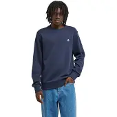 Element - Sweatshirts - Icon Embroidery Crew Eclipse Navy til UnisexUld - Størrelse L - Flåde