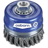 Osborn 9908608152 M140.50 Mm Stål Kopbørste Med Snoet Tråd