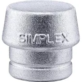HALDER Sølv Blød Metal Erstatningsmundstykke Simplex 50 Mm
