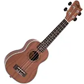 Gear4Music Koa Sopranukulele fra