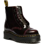Dr. Martens Dr Martenstil kvinder. 25233600 Sinclair Arcadia kirsebærrøde læderstøvler (42), Fast, Blonder, Casual, Rødbrun
