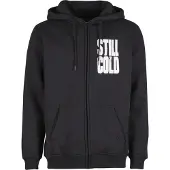 Mister tee Sweatjakke 'Still Cold' sort / offwhite