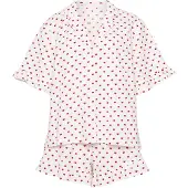 Lindex Shorty rød / offwhite