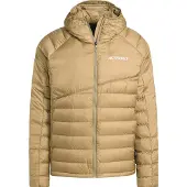 Adidas Terrex Xperior CLIMAWARM+ dunjakke med hætte, størrelse X-Large
