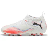 Puma FUTURE 8 MATCH MG Football Boots Youth, Shoes, White/Black/Glowing Red, 37