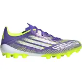 Adidas F50 League 2G/3G AG Radiant Blaze - Lilla/Hvid/Grøn - Kunstgræs (AG), størrelse 44
