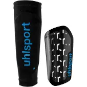 Uhlsport Benskinner Cybershield - Sort/Blå, størrelse Small