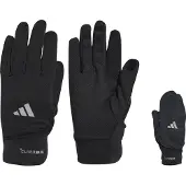 Adidas CLIMAWARM Convertible løbehandsker, størrelse Small