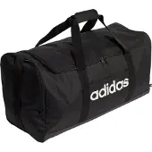 Adidas Sportstaske - Linear Duffel L - Sort/Hvid - - OneSize - Sportstaske