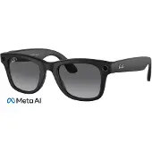 Ray Ban Ray-Ban: Meta Wayfarer - Standard Smart Glasses - Polarized Gradient Graphite - Matte Black - GEN 1
