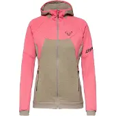 Dynafit - Fleece dame - Tour Wool Thermal W Hoody Cabana til Unisex - Størrelse M - Lyserød