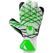 Uhlsport Målmandshandske Soft Advanced - Hvid/Sort/Grøn, størrelse 9