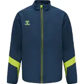 Hummel Lead Træningsjakke - Navy/Grøn, størrelse Large