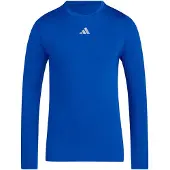 Adidas Baselayer Techfit - Konge blå L/S, størrelse Large