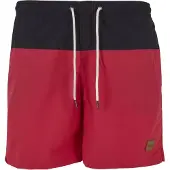 Urban Classics Badeshorts pastelrød / sort