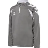 Hummel Sportsweatshirt 'Core 2.0' mørkegrå / hvid