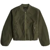 G-Star Bomber Padded Jacket - Green - Women
