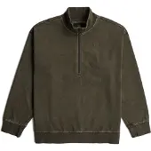 G-Star Washed HB Relaxed Half Zip Sweater - Grey - Men