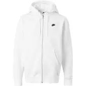 Nike Sweatjakke 'CLUB' hvid