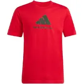 Adidas Funktionsskjorte oliven / mørkegrøn / rød