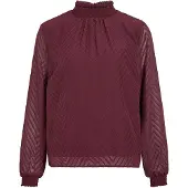 Vila Bluse 'MICHELLE' purpur