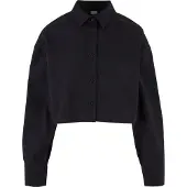 Urban Classics Cropped Oversize Langærmet Bluse
