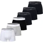 Gant Boksershorts marin / grå-meleret / sort / hvid