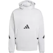 Adidas Sportsweatshirt 'ZNE' grå-meleret / sort