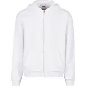 Urban Classics Sweatjakke sølv / hvid