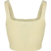 Urban Classics Cropped Knit Ærmeløs Top