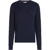 Tommy Hilfiger Pullover 'Cable' marin