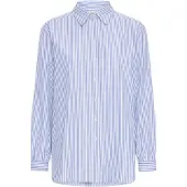 B.young Bluse 'BYHanio' navy / lyseblå / hvid