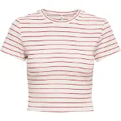 ONLY Shirts 'ONLANITS' rød / hvid