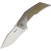 Reate Knives T3000 Framelock Micarta Gray