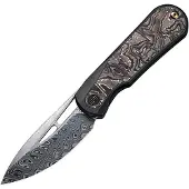 We Knife Baloo Framelock Damascus