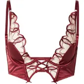 Hunkemoller BH 'Olivia' vinrød