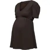 ONLY Maternity Bluse 'OLMPetris' mørkebrun