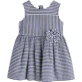 Next Kjole navy / hvid