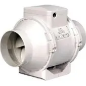 DUKA Ventilation Kanalventilator EL 100 TT, Ø100 mm, hvid