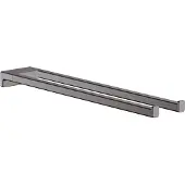 Hansgrohe -ToWel Holder Twin-Handle 3-tommer indehaver i b?rstet sort krom 41770340