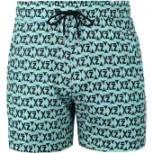 Yeaz Badeshorts 'Seashey' turkis / sort